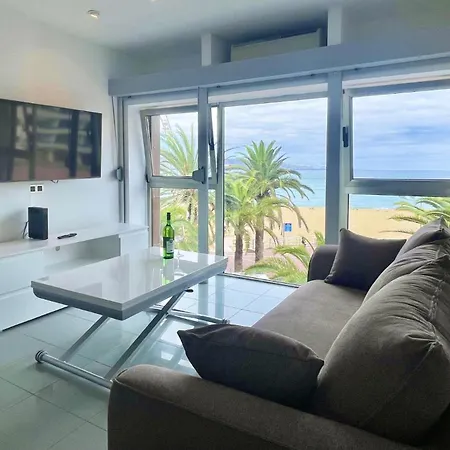 公寓 Beachfront Stunning Views 大加那利岛拉斯帕尔马斯